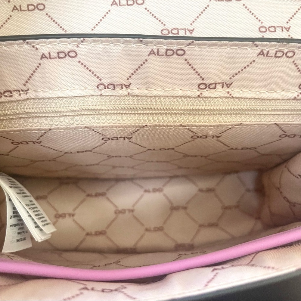 Convertible Satchel Crossbody Purse Bag In Lavender Color - Picture 4 of 9